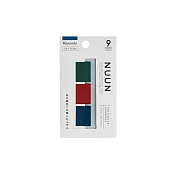 【日本Kanmido】NUUN 布質感攜帶式標籤貼3入 ‧ tab紅色