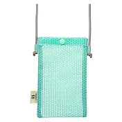 【日本Mark’s】Mesh 隨身側背網狀收納袋 ‧ 薄荷綠