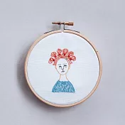 【日本MIYUKI FACTORY】nuie 手縫免畫 美髮女子圖鑑 刺繡材料包 ‧ POKO