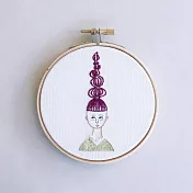 【日本MIYUKI FACTORY】nuie 手縫免畫 美髮女子圖鑑 刺繡材料包 ‧ MORI
