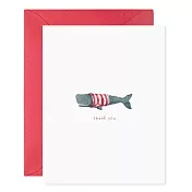 【 E.Frances 】WHALE THANKS 感謝卡 #TY403