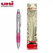 (送限量贈品)UNI 阿發自動搖搖筆0.5   玫瑰粉紅