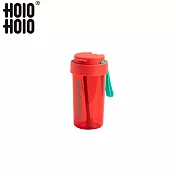 【HOLOHOLO】JUMP CUP 吸管跳跳杯(600ml/6色) 西瓜紅