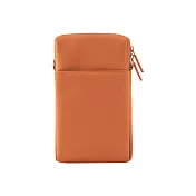 【MUJI 無印良品】自由組合收納包/長方形.小.縱型/橘