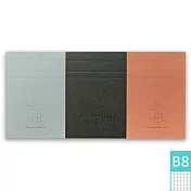 【DATA MATE B8便條本 】 可撕式便條本 RF-172T B8尺寸 混色(三本入)-方格
