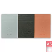 【DATA MATE A6便條本 】可撕式便條本 RF-182T A6尺寸  混色(三本入)-方格
