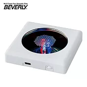 【日本正版授權】BEVERLY LED 發光底座 展示台座/水晶拼圖專用/展示座 - 白色款