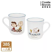 【美國康寧 CORELLE】SNOOPY馬克杯385ml- 查理布朗(好朋友)