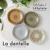 【Minoru陶器】La dentelle歐風陶瓷淺盤15cm ‧ 天空藍