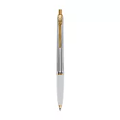 【BALLOGRAF｜原子筆】瑞典筆 官方授權代理 EPOCA紀元授勳者系列 半金屬筆身 鍍金件 白 白