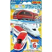 【日本正版授權】小全套4款 日本列車精選10 盒玩 模型 PLARAIL小火車/新幹線列車精選/組合新幹線 F-toys 607475SP