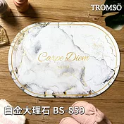 TROMSO軟式珪藻土科技絨舒柔吸水地墊 白金大理石BS-859