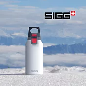 瑞士百年 SIGG 彈蓋輕量保溫瓶 330ml -  純雪