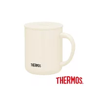 【THERMOS 膳魔師】不鏽鋼真空杯450ml(JDG-451C-MWH) 牛奶白