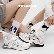 JDS設計襪 -個性小貓小狗街頭百搭長筒襪   *  小狗