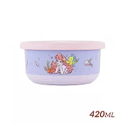 【HOUSUXI 舒希】迪士尼小美人魚系列- 不鏽鋼雙層隔熱碗420ml-A1