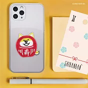 JzFun / 微笑柴犬 刺繡裝飾貼 (福神)