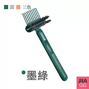 JIAGO 梳子清潔刷 墨綠