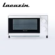 【Lacuzin】玻璃恆溫美型烤箱 LCZ0808WT 珍珠白