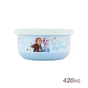 【HOUSUXI 舒希】迪士尼冰雪奇緣系列- 不鏽鋼雙層隔熱碗420ml-A1