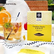 【samova 歐洲時尚茶飲】蘋果花茶/水果茶/無咖啡因/Garden Party 花園派對(Space三角立體茶包10入)