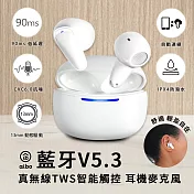 aibo 真無線TWS 智慧觸控藍芽V5.3耳機麥克風(搭載充電盒)