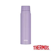 【THERMOS 膳魔師】不鏽鋼氣泡保冷隨身瓶530ml (FJK-500-PL) 沁涼紫