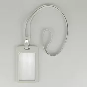 【ABEL】舒展 超Q彈矽膠證件套繩組 杏灰