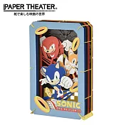 【日本正版授權】紙劇場 音速小子 紙雕模型/紙模型/立體模型 塔爾斯/納克 PAPER THEATER