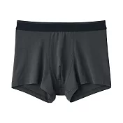 【MUJI 無印良品】男柔滑低腰拳擊內褲 S 深灰