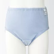 【MUJI 無印良品】女童有機棉針織內褲 120 淺藍