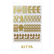 【HITOTOKI】KITTA 隨身攜帶和紙膠帶 Clear透明/金箔 裝飾 (KITT017)