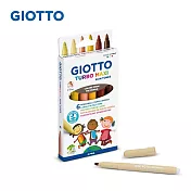 【義大利 GIOTTO】 膚色不縮頭彩色筆6色