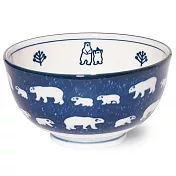 【Minoru陶器】北極熊陶瓷丼飯碗920ml ‧ 藍
