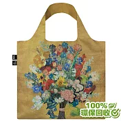 LOQI 春捲包│梵谷 花束金 (無扣帶、無暗袋)