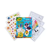 美國繪兒樂Crayola 貼紙色筆著色套裝- 鯊魚寶寶