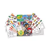 美國繪兒樂Crayola 貼紙色筆著色套裝- 汪汪隊立大功
