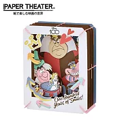 【日本正版授權】紙劇場 迪士尼 100周年 紙雕模型/立體模型 PAPER THEATER - 愛麗絲夢遊仙境