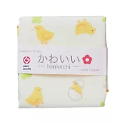 【日纖商工】日本大阪泉州 紗布純綿方巾 ‧ 小雞