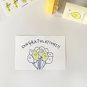 Second Morning 紀念日明信片 Congratulatio