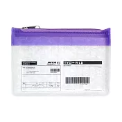 【Wrap Pack】氣泡袋造型卡片收納袋 ‧ 紫色