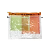 【CAPA】糖果POP風格萬用PVC收納袋L ‧ 橘色