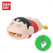 【日本正版授權】ZIPPERBITE  蠟筆小新 咬咬拉鍊 吊飾 造型拉鍊/拉鍊扣/延長拉鍊頭 - 小新(屁股款)