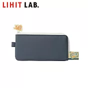 LIHIT LAB.貓貓扁平包(筆盒尺寸) 炭黑色