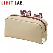 LIHIT LAB. 貓貓筆袋-L 米色