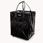 HULKEN? 浩肯包2.0 大型購物車 環保購物袋 折疊推車(大) 黑色