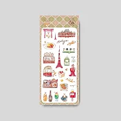 【 Hello Studio 你好工作室 】東京散策 Tokyo Sanpo | 透明割型貼紙