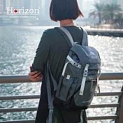 【Horizon 天際線】先鋒登山後背包 Vanguard 25L│雙肩減壓│男女適用後背包 (內附防雨罩) 霧隱灰