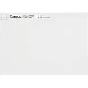 KOKUYO Campus SPREAD PAPER便條本50枚入(方格)- B5