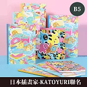 KOKUYO 日本插畫家系列筆記本(4入) B5-KATOYURI